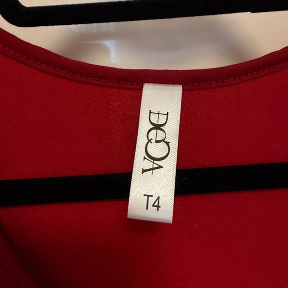 Red Lace Deca Dress - Picture 3 of 3